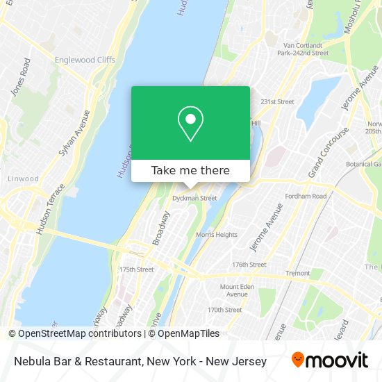 Mapa de Nebula Bar & Restaurant