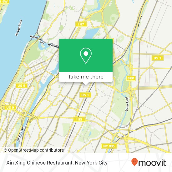 Mapa de Xin Xing Chinese Restaurant