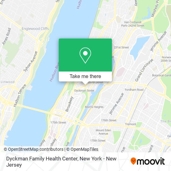 Mapa de Dyckman Family Health Center