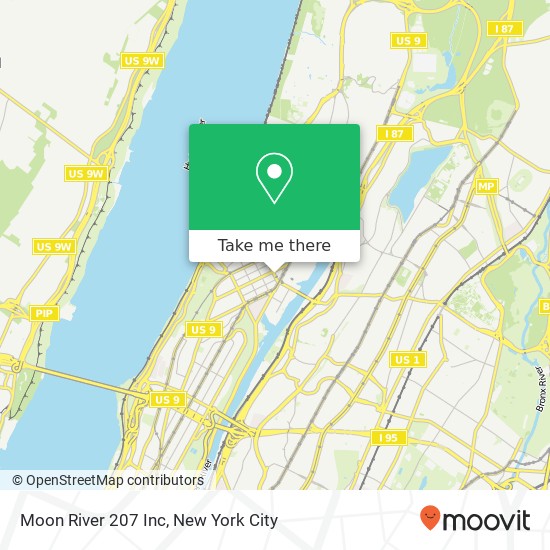 Mapa de Moon River 207 Inc