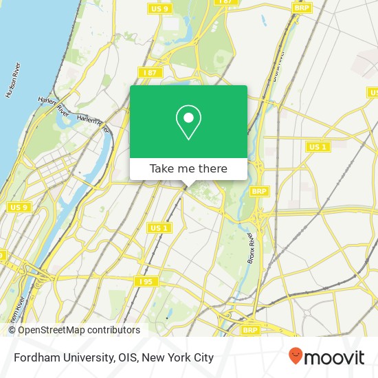 Mapa de Fordham University, OIS