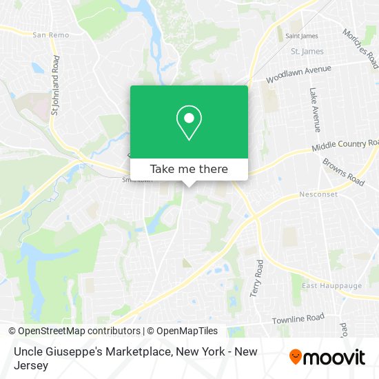 Uncle Giuseppe's Marketplace map