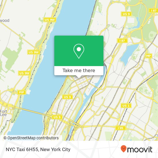 NYC Taxi 6H55 map