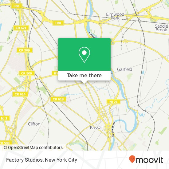 Mapa de Factory Studios
