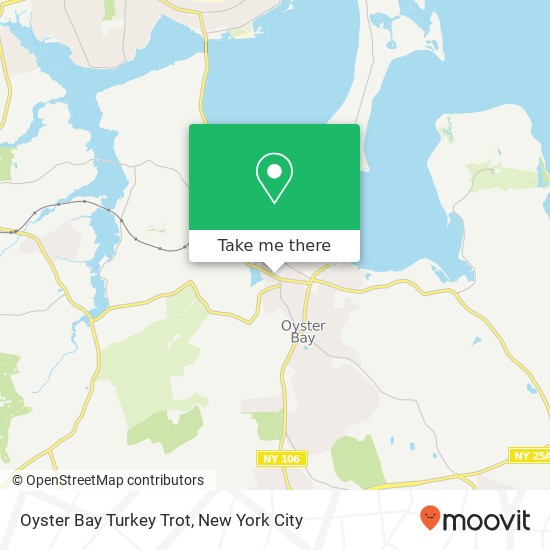 Mapa de Oyster Bay Turkey Trot