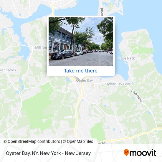Mapa de Oyster Bay, NY