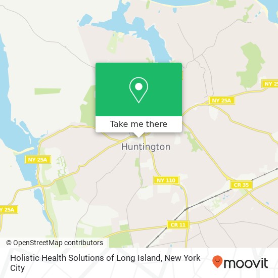 Holistic Health Solutions of Long Island map