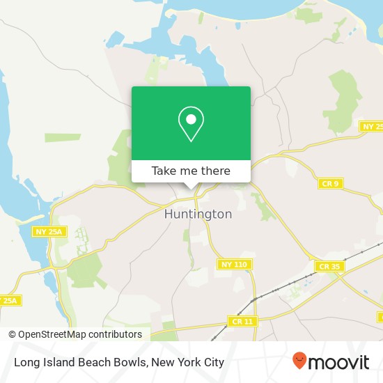 Mapa de Long Island Beach Bowls