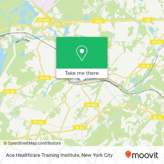Mapa de Ace Healthcare Training Institute