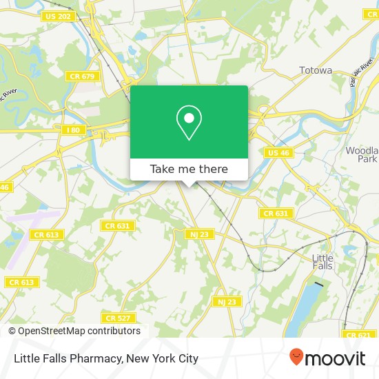 Mapa de Little Falls Pharmacy