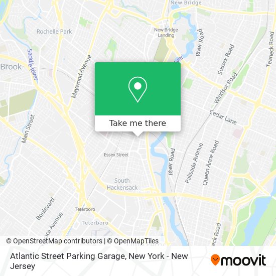 Atlantic Street Parking Garage map