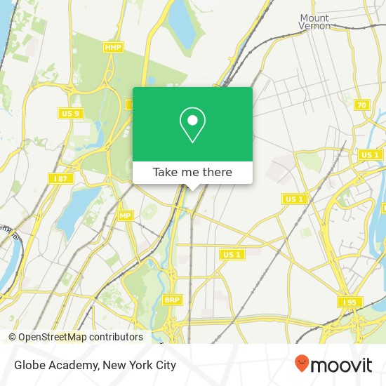 Globe Academy map