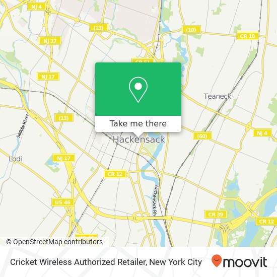Cricket Wireless Authorized Retailer map