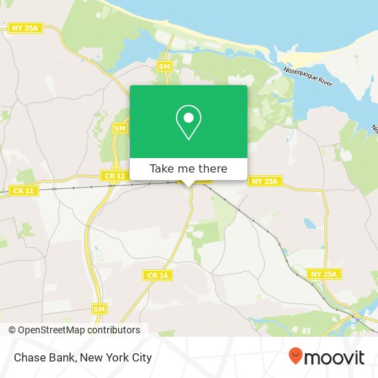 Chase Bank map