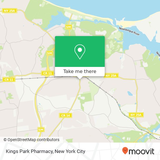 Mapa de Kings Park Pharmacy