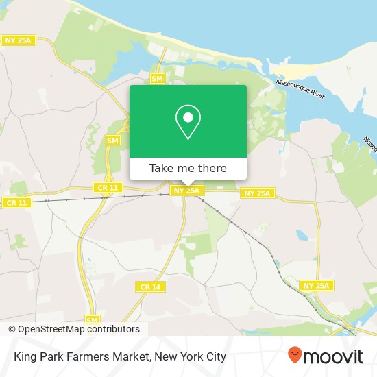 King Park Farmers Market map