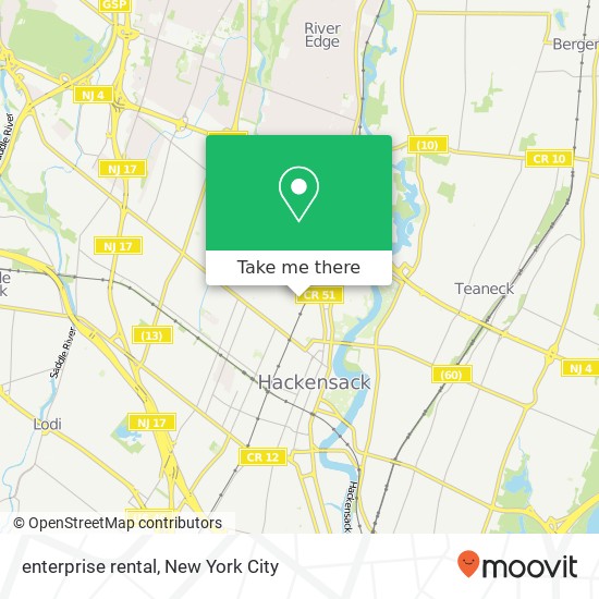 enterprise rental map