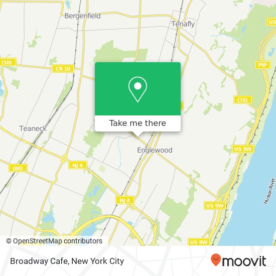 Mapa de Broadway Cafe