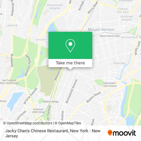 Mapa de Jacky Chen's Chinese Restaurant