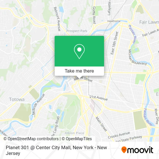 Planet 301 @ Center City Mall map