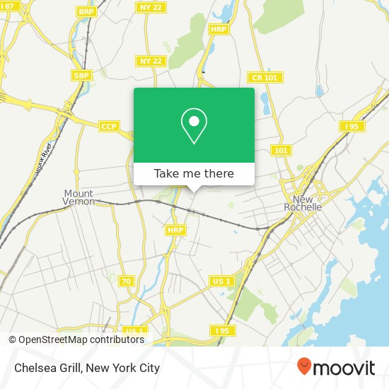 Mapa de Chelsea Grill