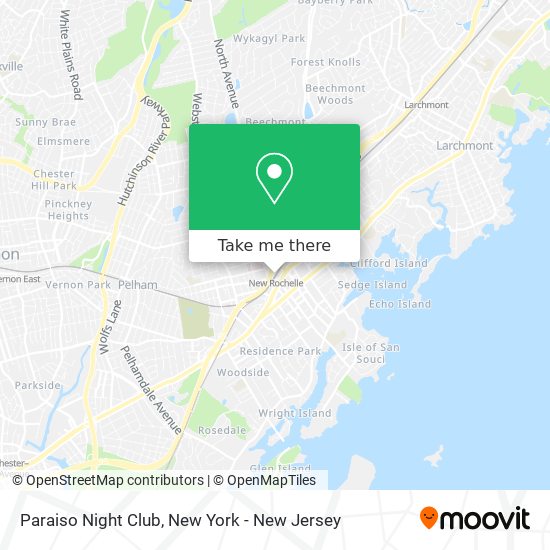 Paraiso Night Club map