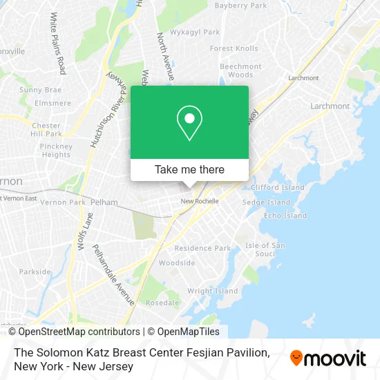 The Solomon Katz Breast Center Fesjian Pavilion map