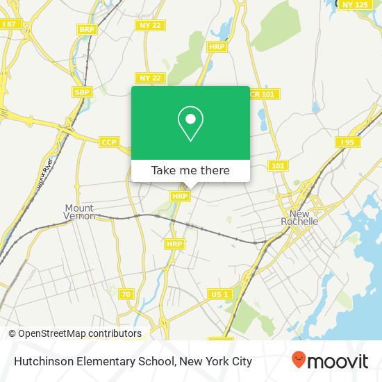 Mapa de Hutchinson Elementary School