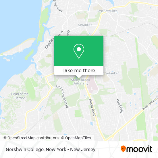 Mapa de Gershwin College