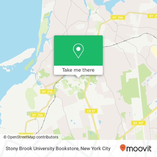 Mapa de Stony Brook University Bookstore