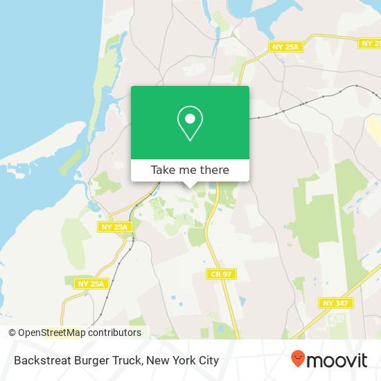 Mapa de Backstreat Burger Truck