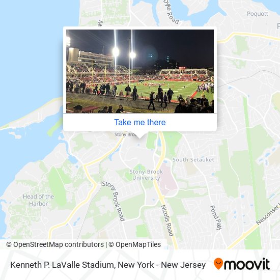 Kenneth P. LaValle Stadium map