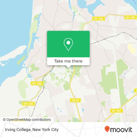 Irving College map