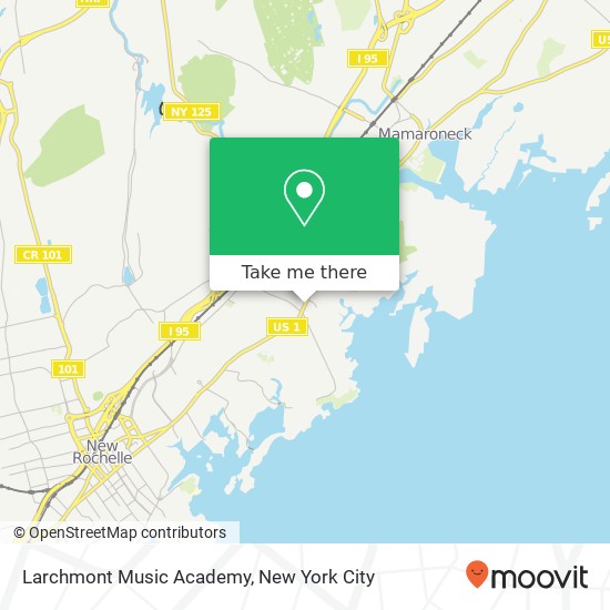 Mapa de Larchmont Music Academy