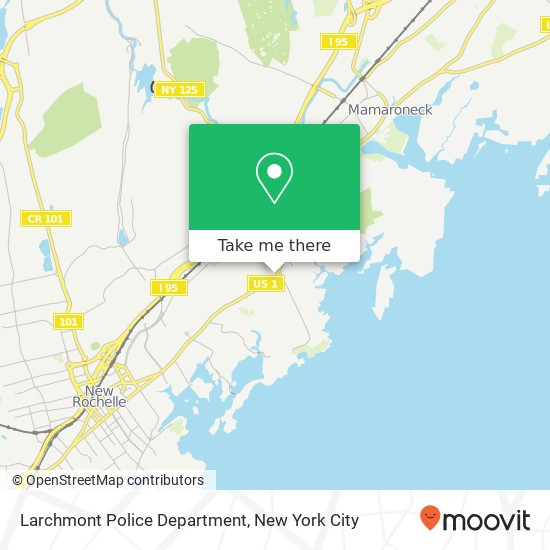 Mapa de Larchmont Police Department