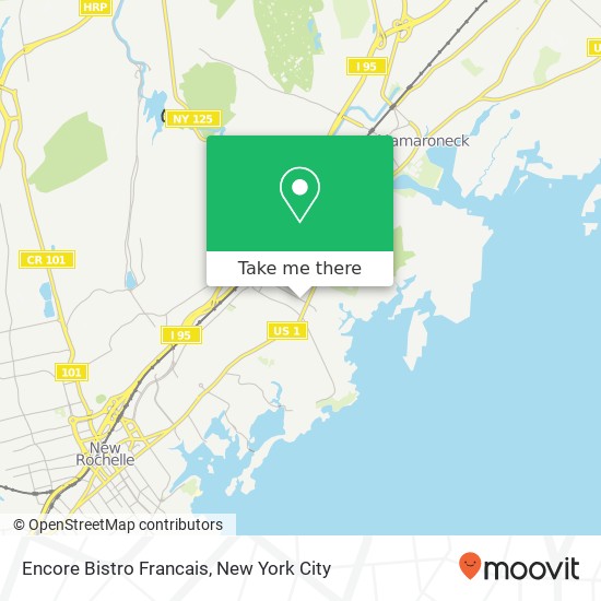 Encore Bistro Francais map