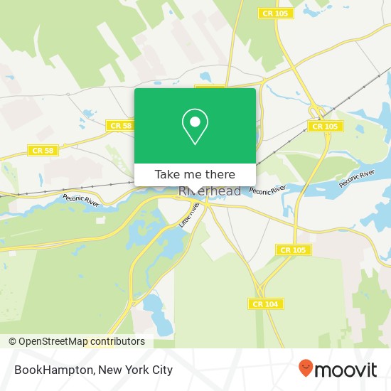 BookHampton map