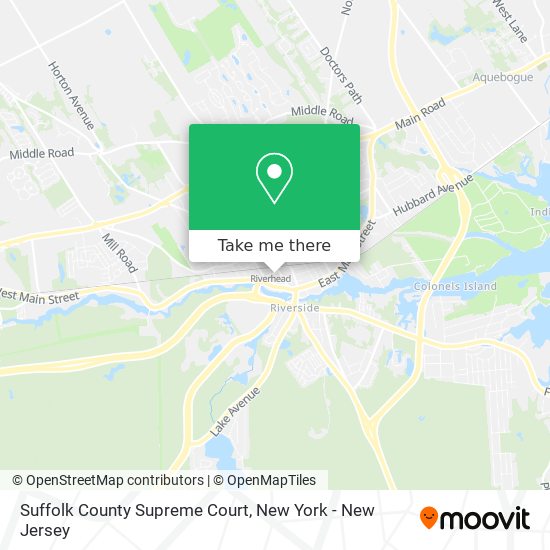 Suffolk County Supreme Court map