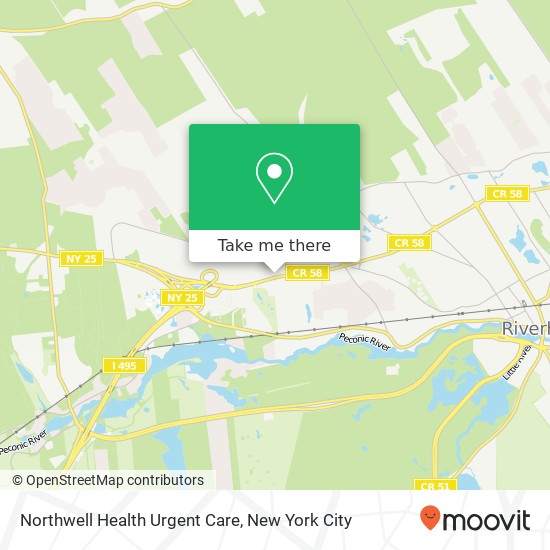 Northwell Health Urgent Care map