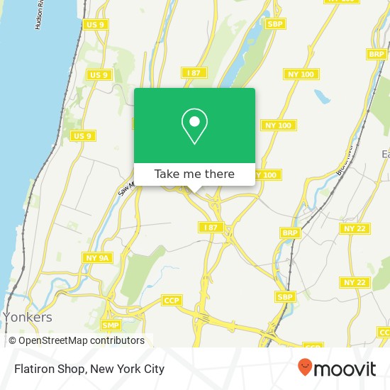 Flatiron Shop map