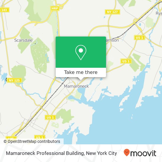 Mamaroneck Professional Building map