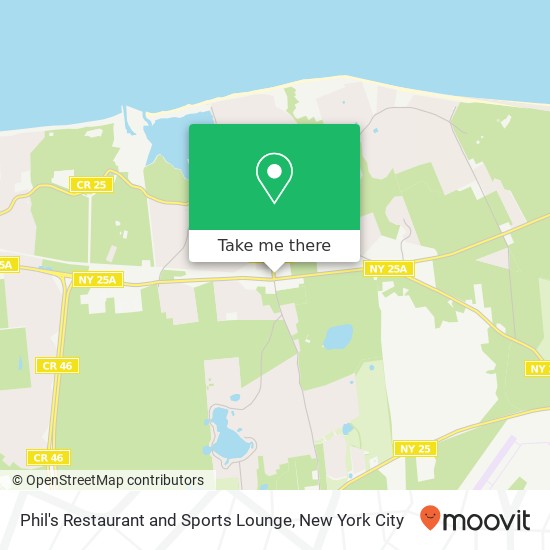 Phil's Restaurant and Sports Lounge map