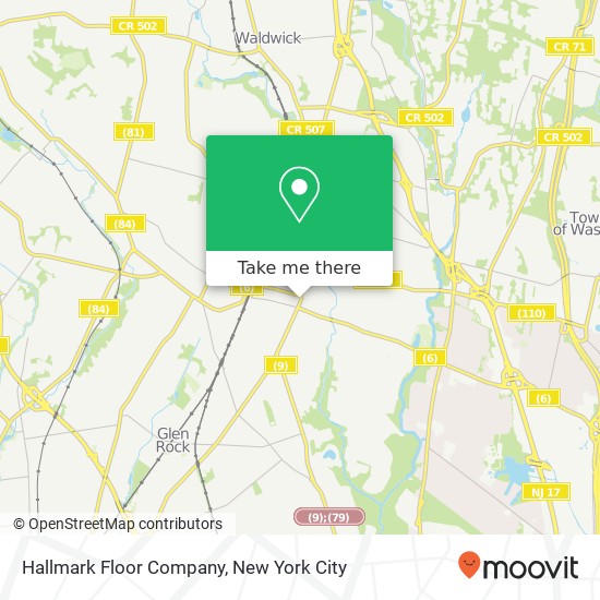 Mapa de Hallmark Floor Company