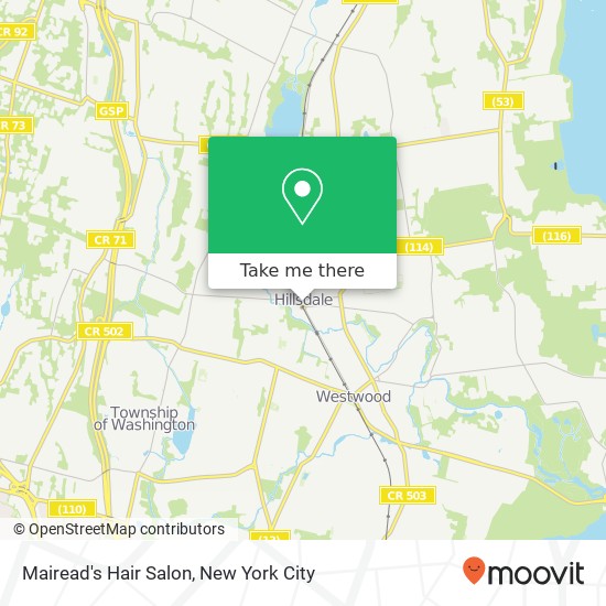 Mairead's Hair Salon map