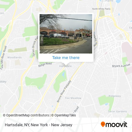 Hartsdale, NY map