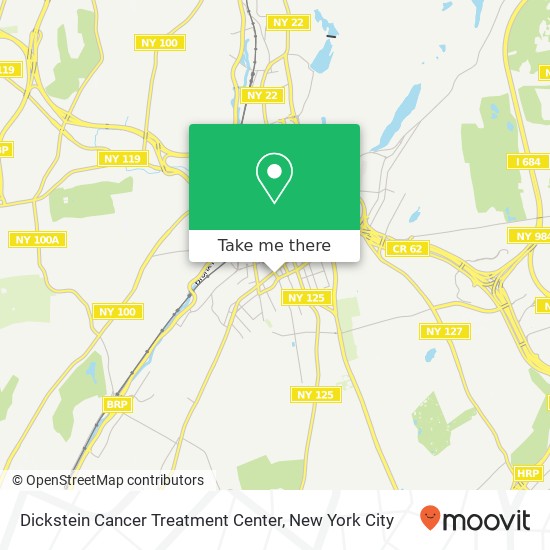 Mapa de Dickstein Cancer Treatment Center