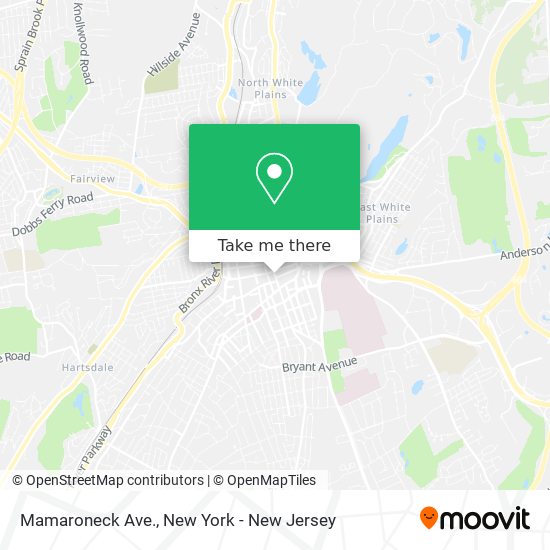 Mapa de Mamaroneck Ave.