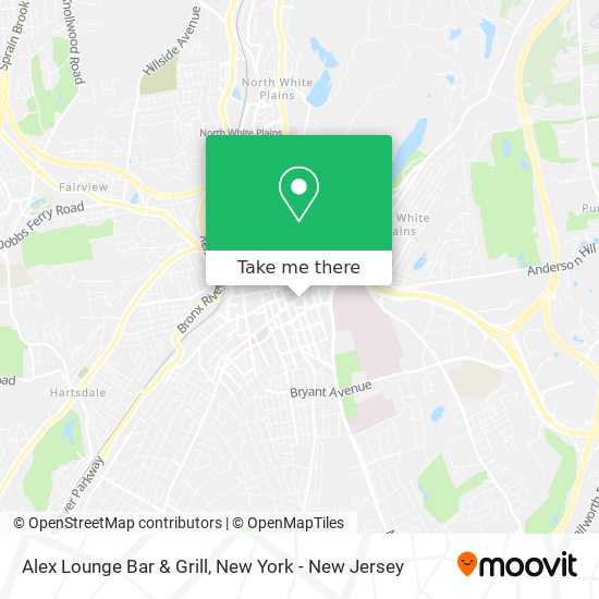 Alex Lounge Bar & Grill map