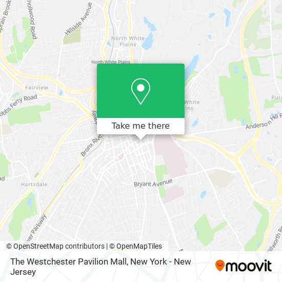 The Westchester Pavilion Mall map