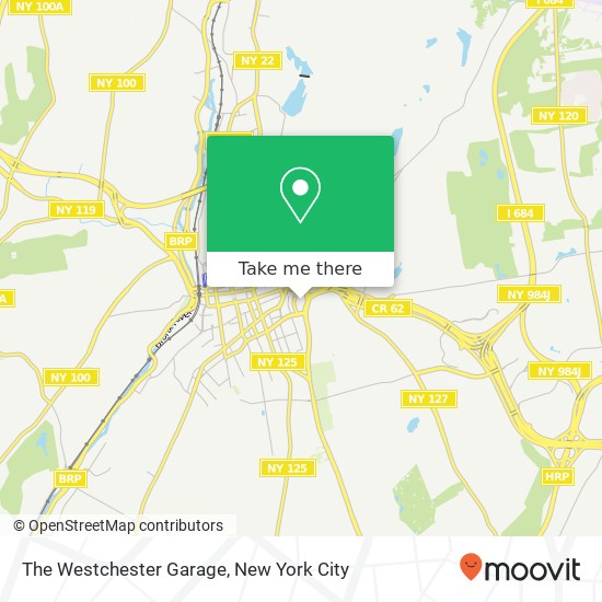 The Westchester Garage map